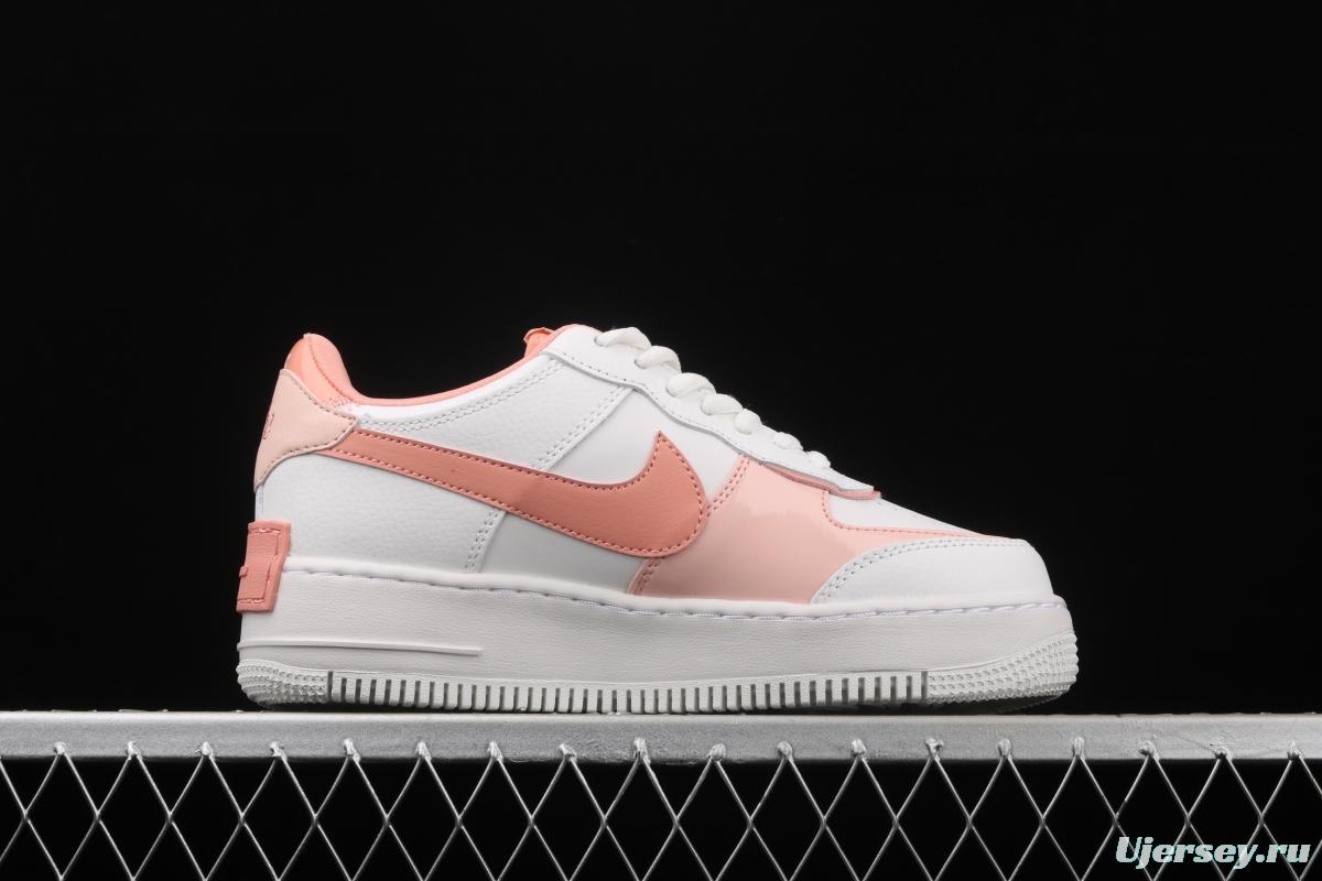 NIKE Air Force 1 ShAdidasow light weight heightened low-top board shoes CJ1641-101,