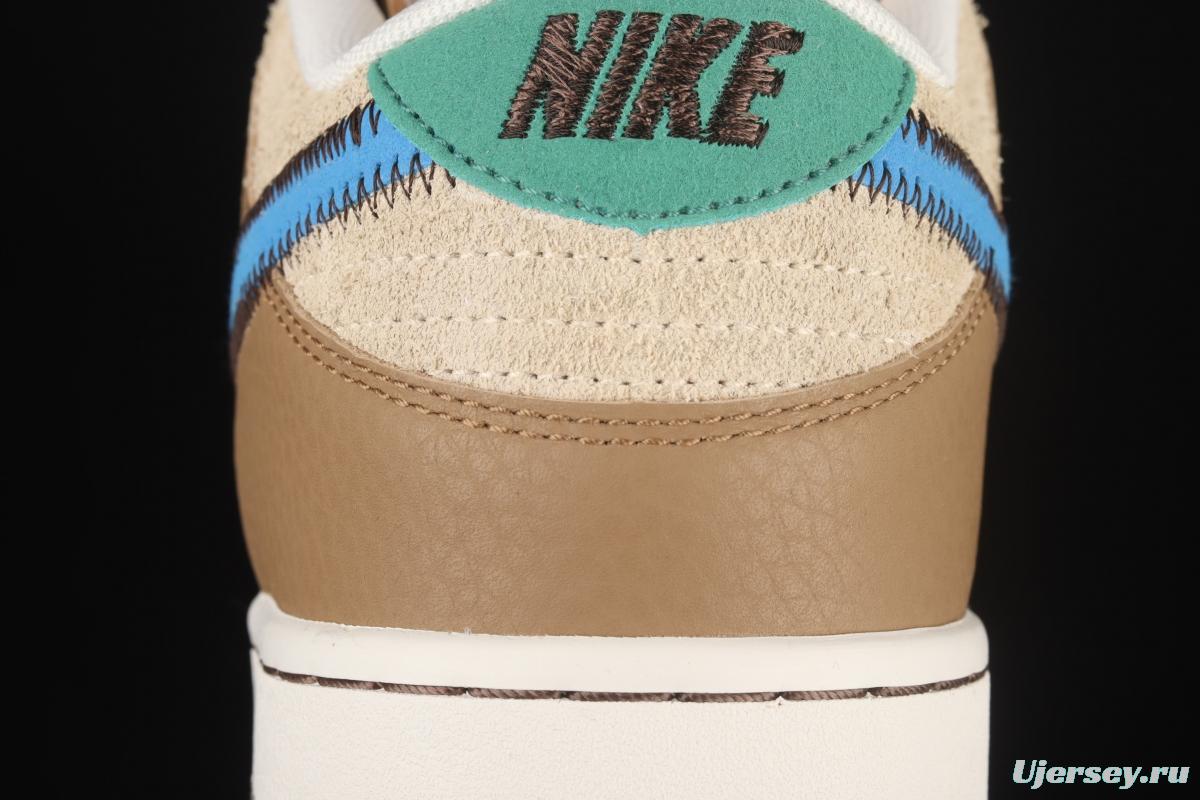 Size x NIKE DUNK Low Dark Driftwood Slam Dunk Series low-top leisure sports skateboard shoes DO6712-200