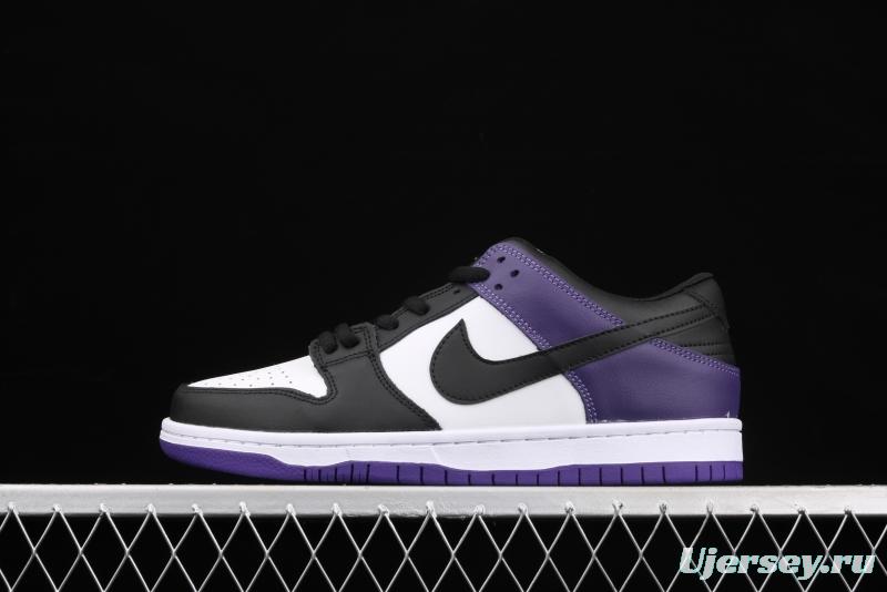 NIKE SB DUNK Low Court Purple black and purple North Carolina low-top leisure sports skateboard shoes BQ6817-500