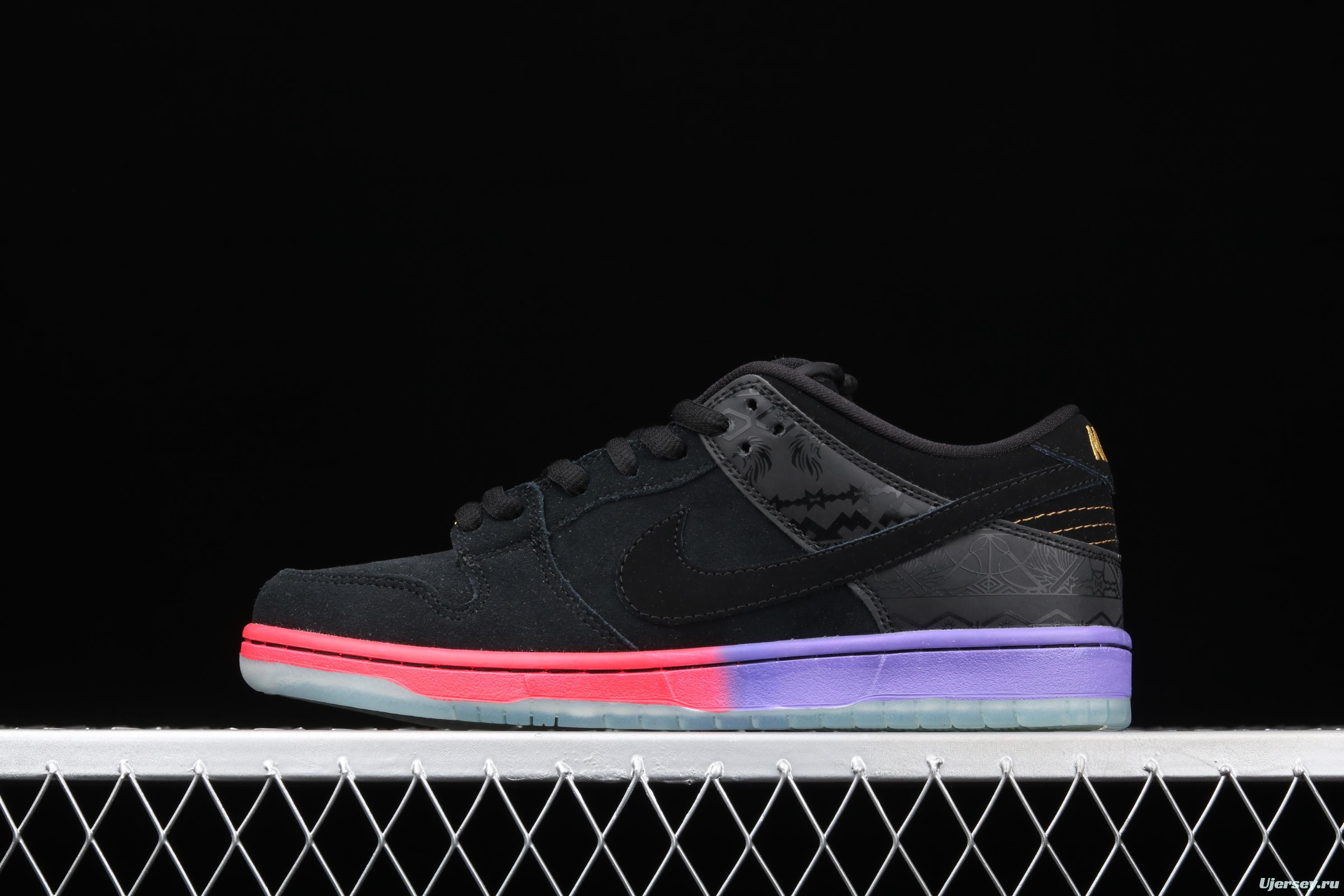 NIKE DUNK Sb Low BHM (2014) SB rebound fashion casual board shoes 504750-001