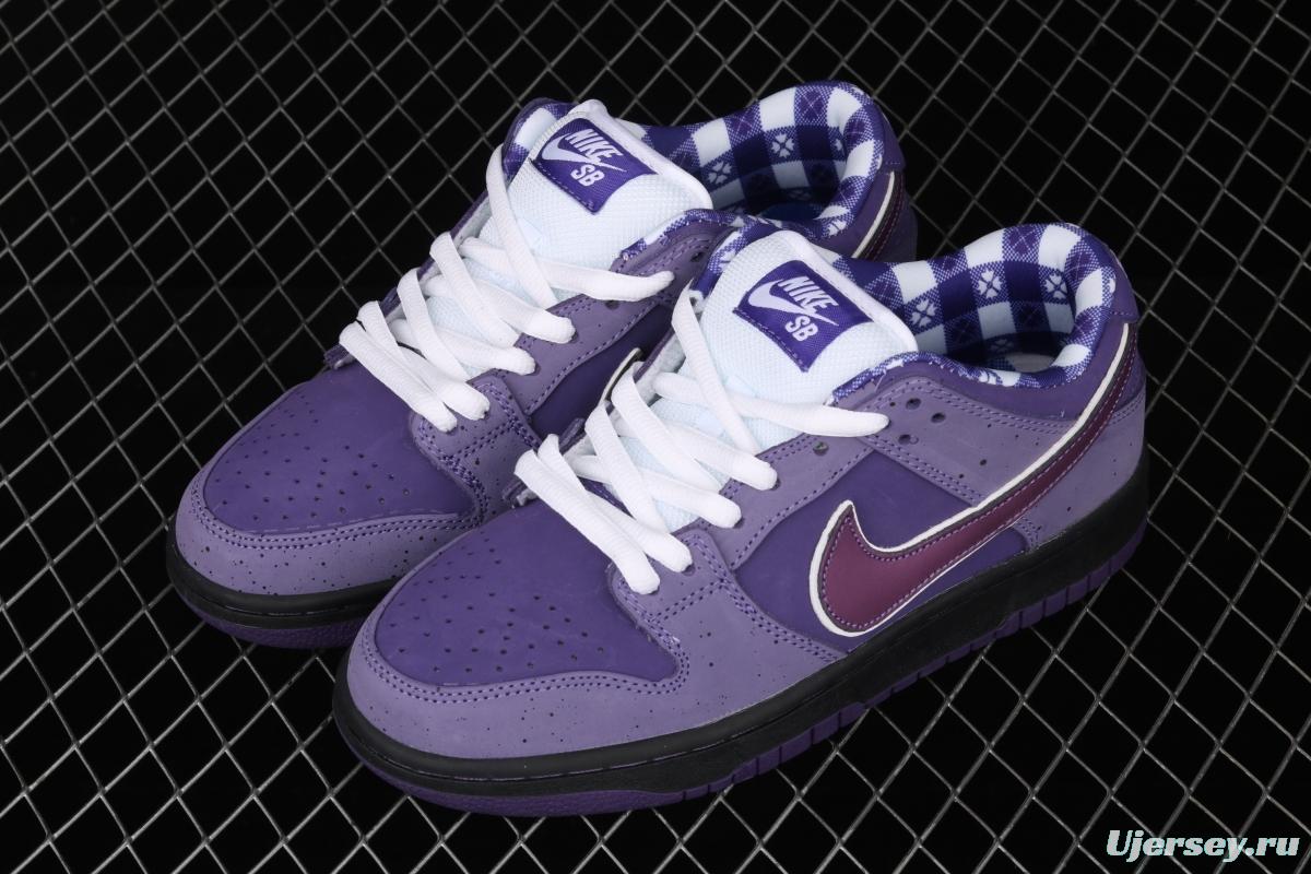 NIKE SB DUNK Low x Concepts co-signed purple lobster low-top shoes BV1310-555