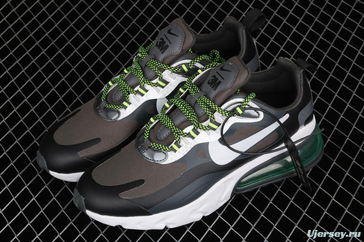 NIKE Air Max 270React new high-frequency mesh hollowing out function half-palm air cushion running shoes CT1647-001