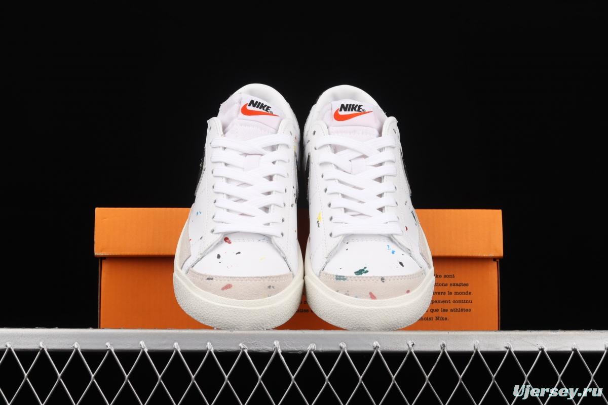 NIKE Blazer Low'77 Vintage White/Light Blue/Grey Classic Trail Blazers low-end leisure sports board shoes DJ1517-100