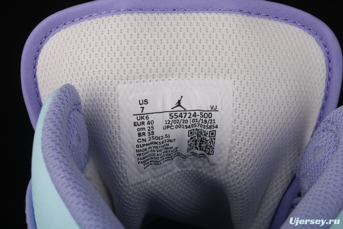 Air Jordan 1 Mid SE Violet 554724-500