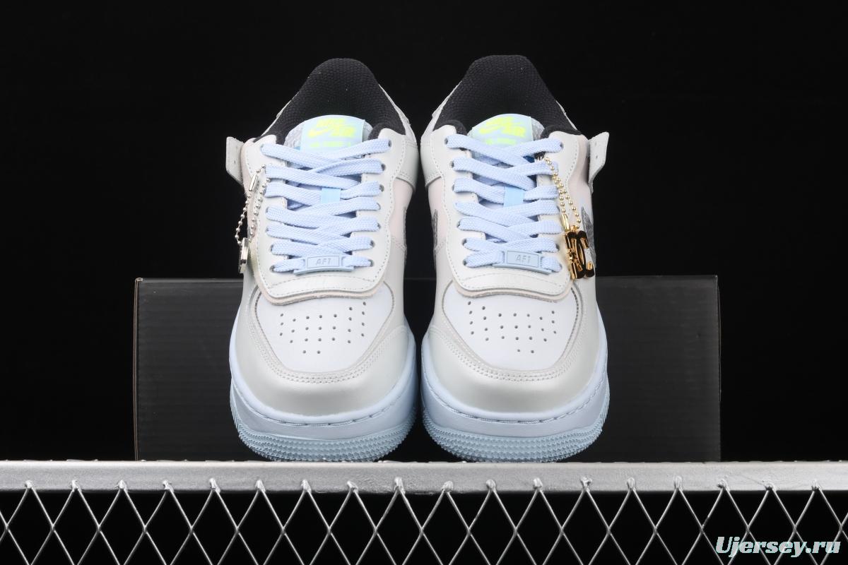 NIKE Air Force 1 ShAdidasow light weight heightened low-top 100-board shoes CV3027-001