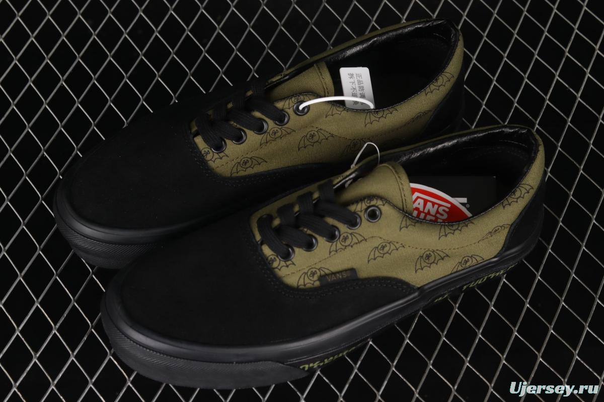 Goodhod x Vault OG Era LX olive green low-top casual canvas shoes VN0A3CXN8CT
