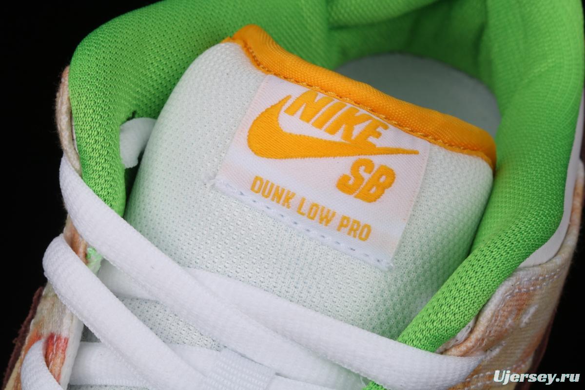 NIKE SB DUNK Low CNY joint style Chinese mandarin duck tie-dyed low-top skateboard shoes CV1628-800