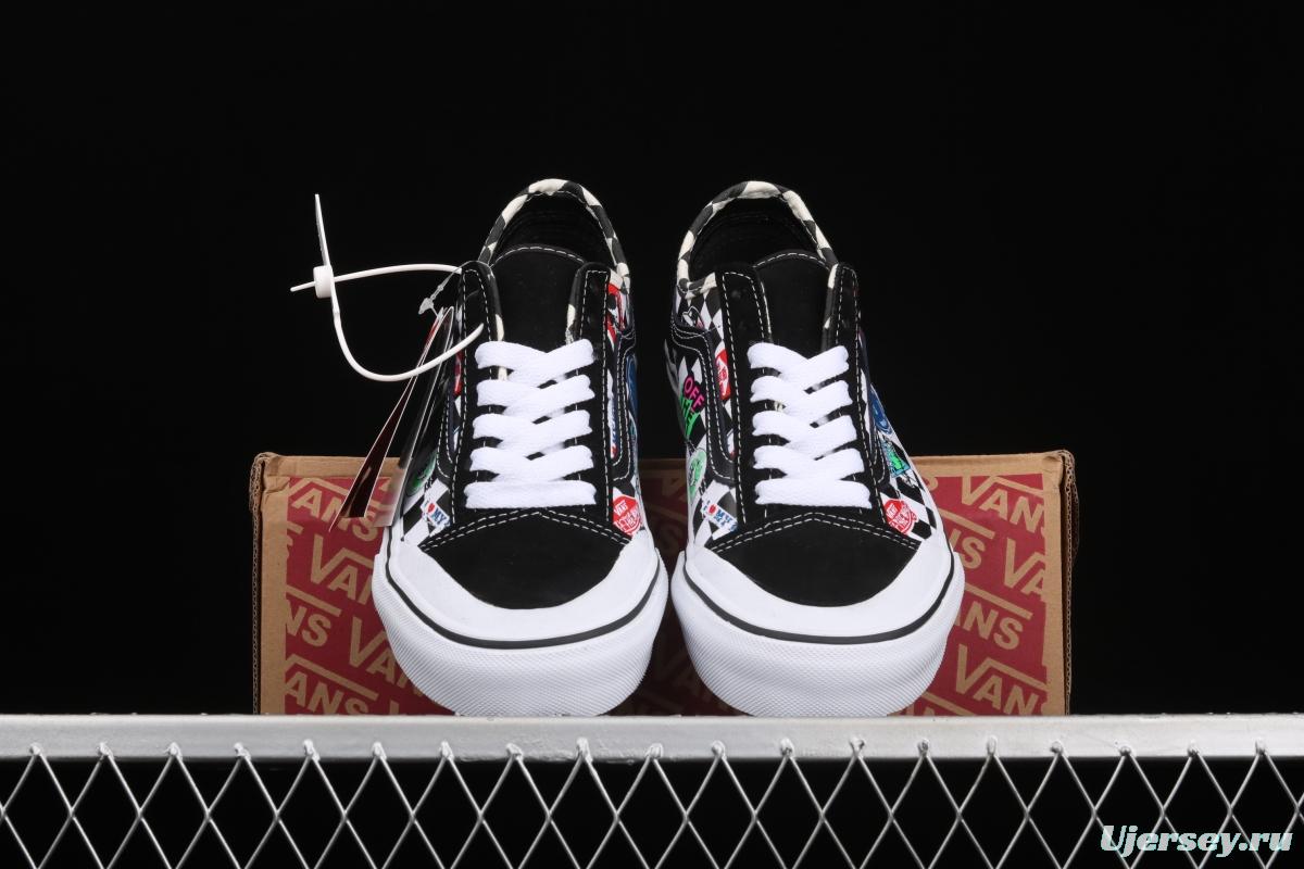 Vans Style 36 Cecon SF Vance color Logo printed low-top casual board shoes VN0A3MVL3P0