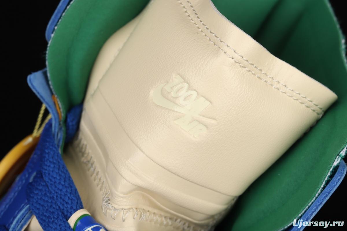Air Jordan 1 Zoom Comfort blue green California high top classic retro culture leisure sports basketball shoes DJ1199-400