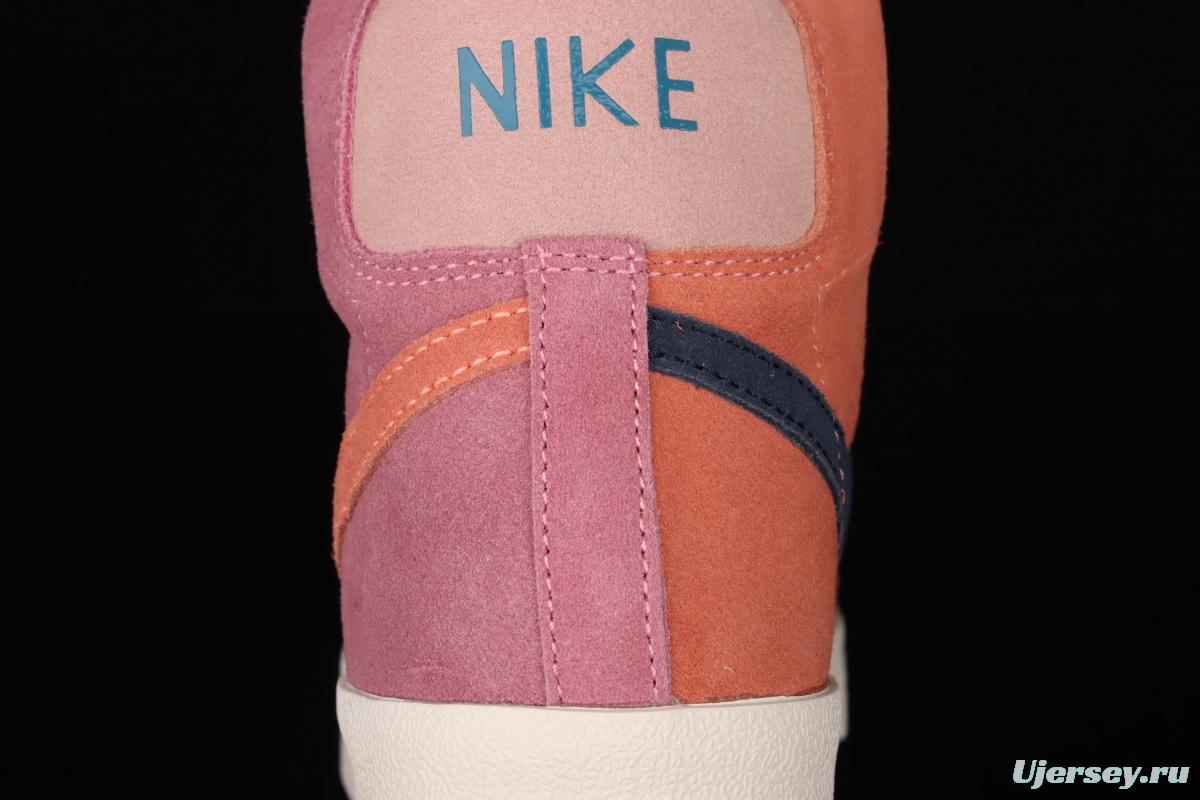 NIKE Blazer Mid'77 Vntg We Suede spliced Yuanyang high-top casual board shoes DC9179-664