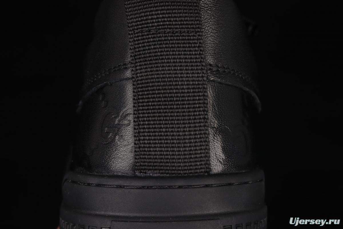 Gucci Screener GG High-Top Sneaker double G embossed leisure shoes series leisure board shoes 02JPO68302