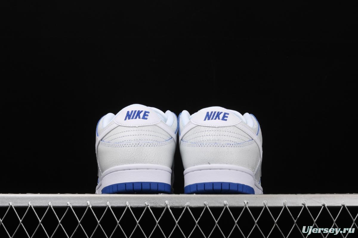 NIKE SB DUNK Low Pro Magnolia QQ crack ice blue blue porcelain sports skateboard shoes CJ6884-100