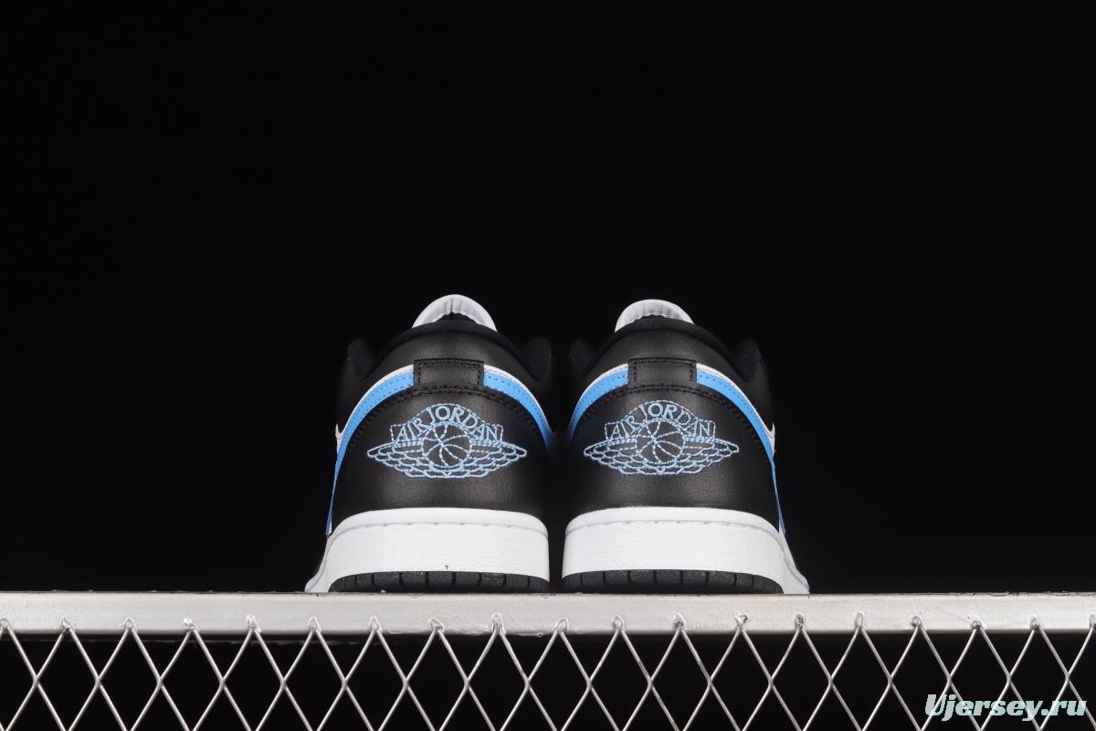 Air Jordan Low black blue and white low-top cultural leisure sports basketball shoes DC0774-041