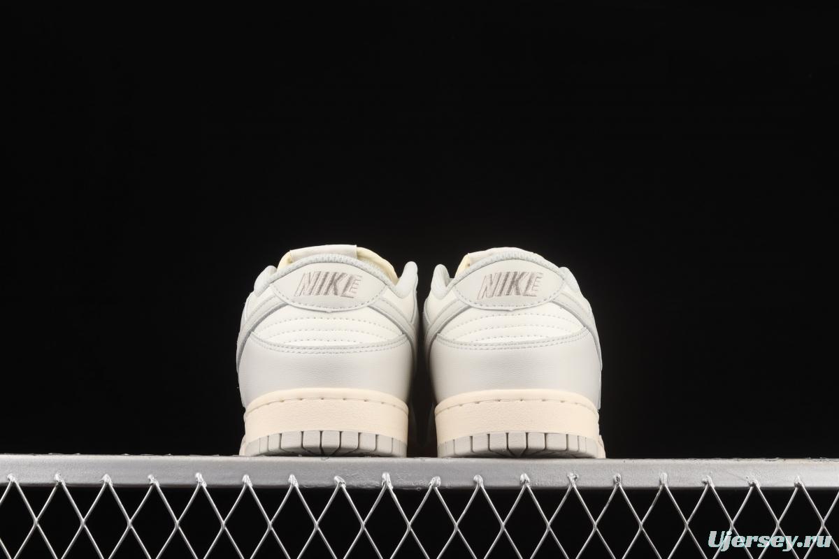 NIKE DUNK Low bone white color SB buckle rebound fashion leisure board shoes DD1503-107