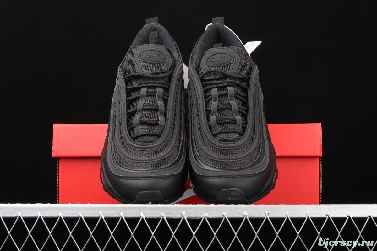 NIKE Air Max 973M reflective all-black bullet air cushion running shoes BQ4567-001