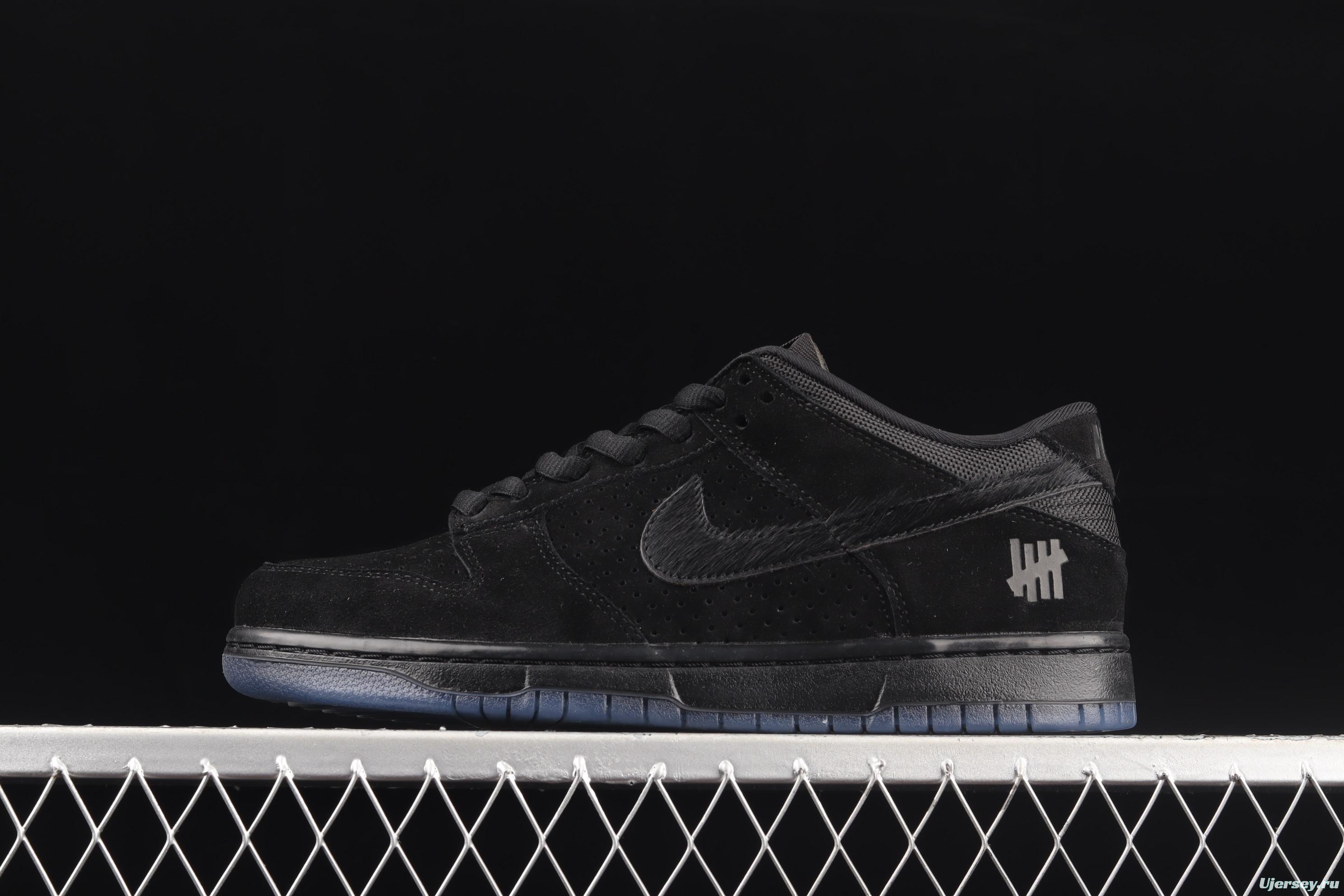 UNDFEATED x NIKE DUNK Low black soul color dunk series low-side leisure sports skateboard shoes DO9329-001