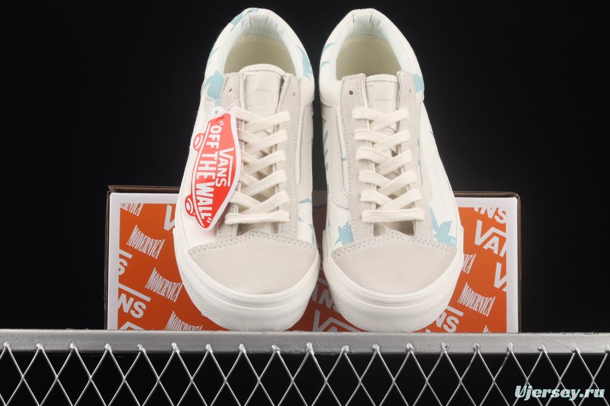 Vans Style 36 Og lx White Palm Maple Leaf casual Board shoes VN0A54F6XC8