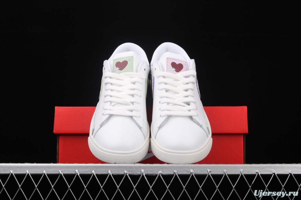 NIKE Blazer Low SE Valentine's Day shallow-cut sole retro classic Blazers leisure sports board shoes CT5750-100