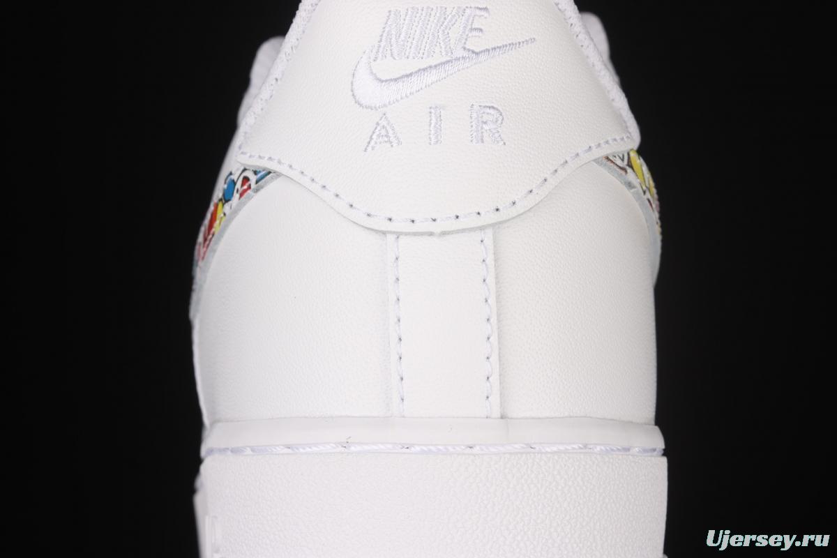 Takashi Murakami x NIKE Air Forece 11607 Low Takashi Murakami's low-top casual board shoes CW2288-111,