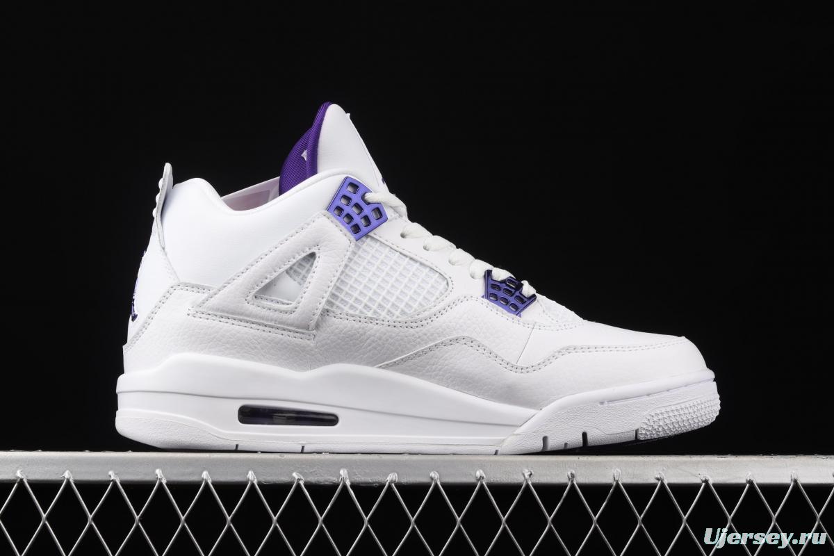 Air Jordan 4 Court Purple White and Purple CT8527-115