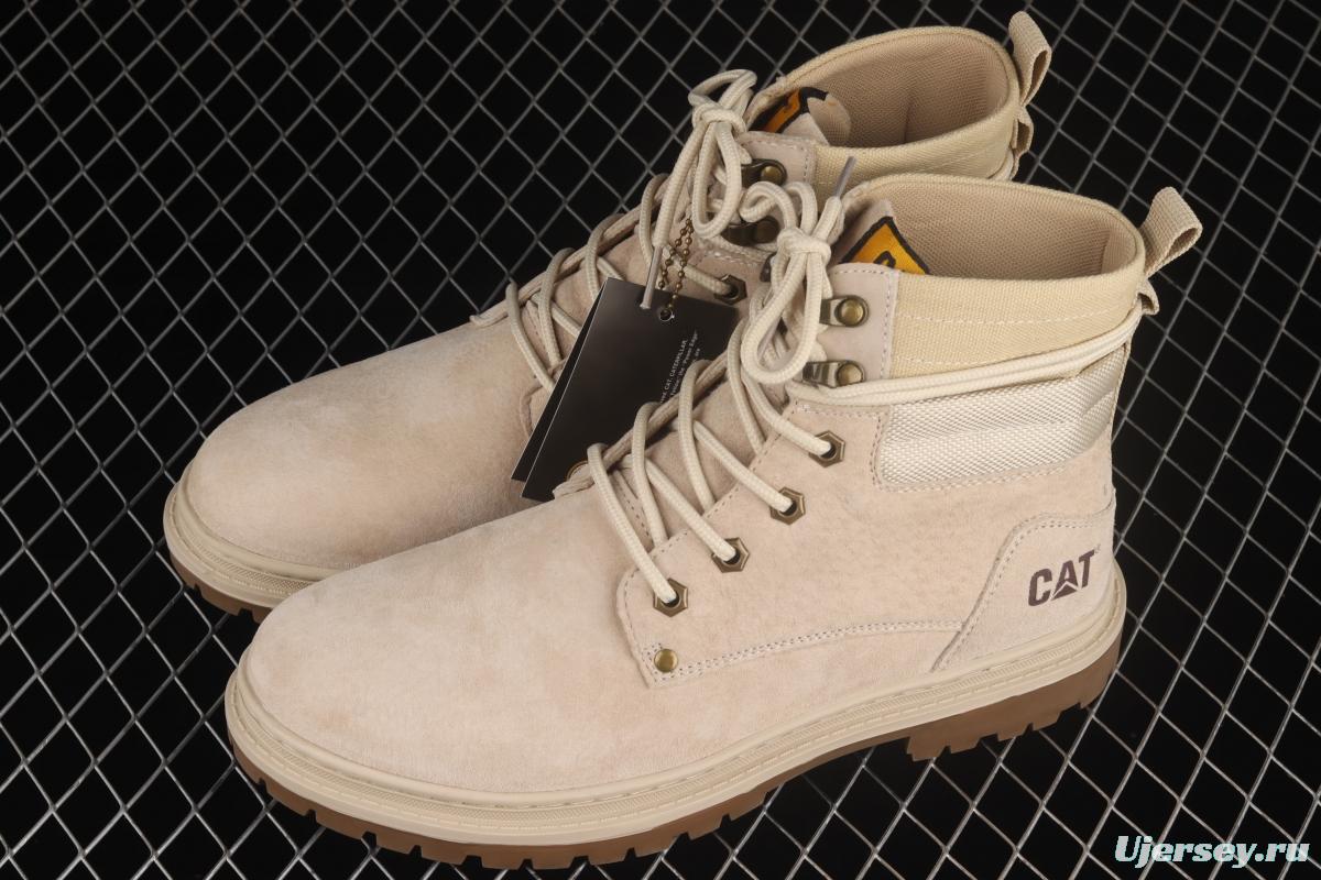 Cat Footwear tooling leisure vintage daddy shoes P713288BEIGE