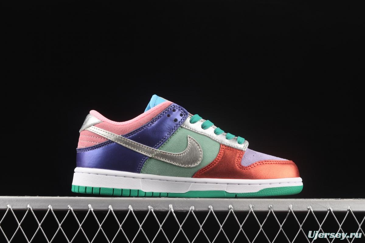 NIKE SB DUNK Low SE Candy Egg 2.0 candy mandarin duck dunk series low side leisure sports skateboard shoes DN0855-600