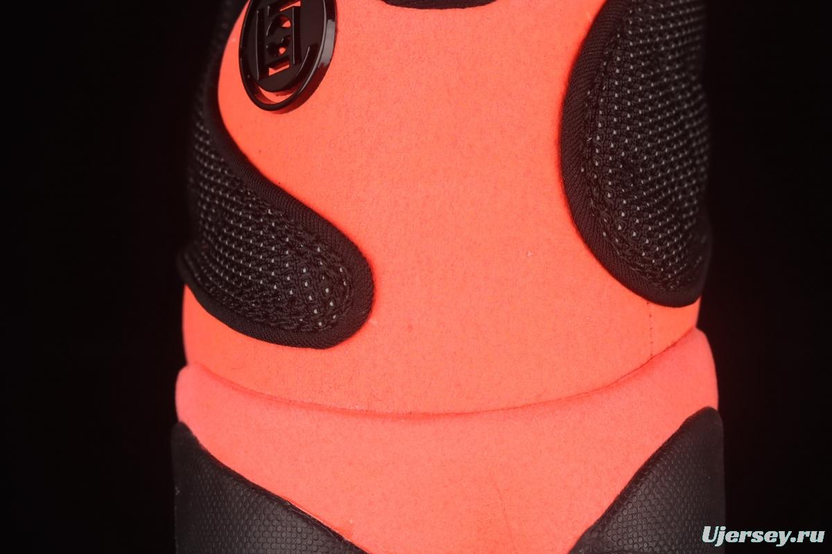 Clot x Air Jordan 13 Low INFRA-BRED 3 Guanxi co-signed low-gang cultural leisure sports basketball shoes black and red 3M AT3102-006