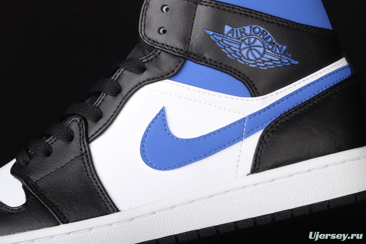 Air Jordan 1 Mid Royal Blue Zhongbang Basketball shoes 554724-140