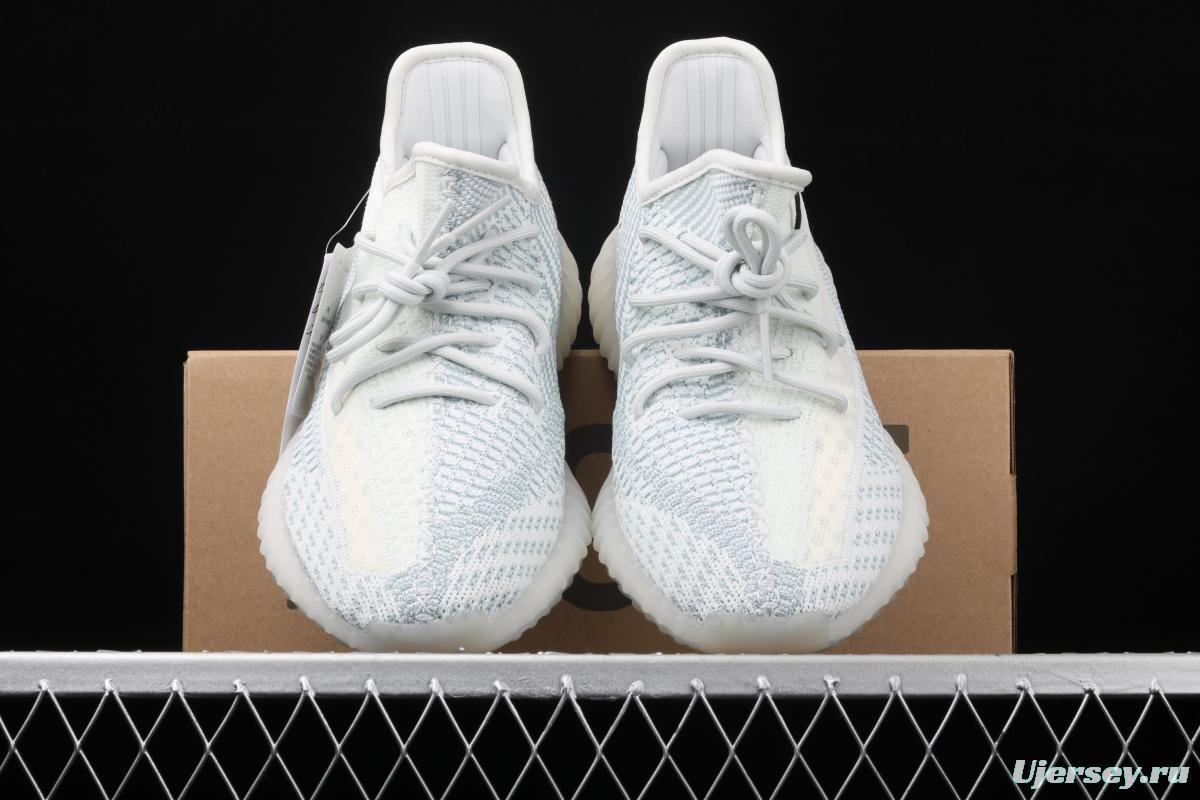 Adidas Yeezy 350 Boost V2 FW3043 Darth Coconut 350 second generation hollowed-out silk ice blue BASF popcorn