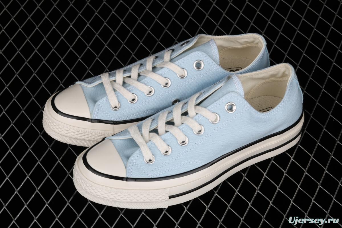 Converse Chuck 70s summer new color water blue new color matching low upper casual board shoes 570789C