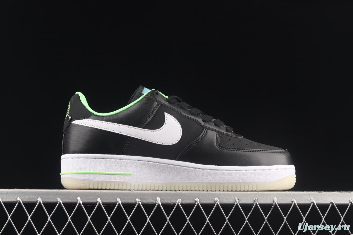 NIKE Air Force 1: 07 Low video game boy black, white and blue for low-top casual board shoes DO7085-001