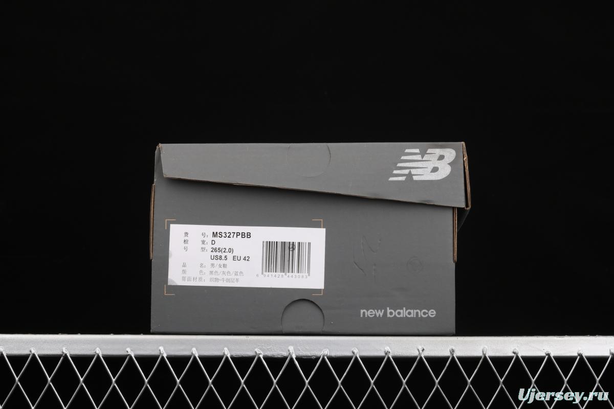 New Balance MS327 series retro leisure sports jogging shoes MS327PBB