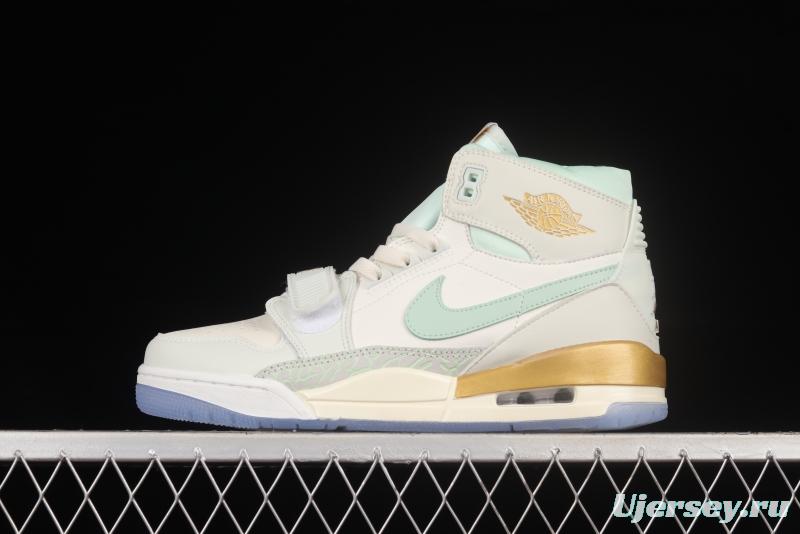 Air Jordan Legacy 312 Top Quality Mint Green Color Matching Velcro 3-in-1 Sneakers DR8486-131