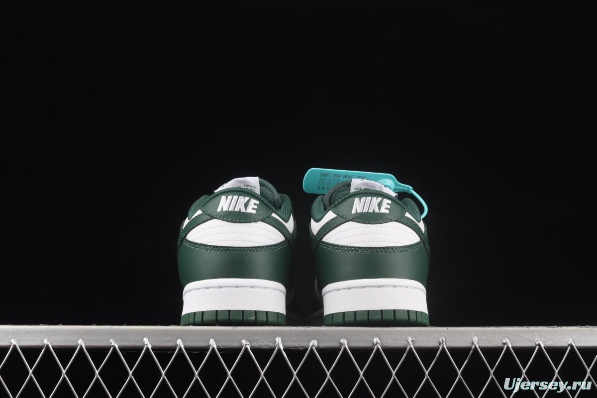 NIKE SB DUNK Low Team Green Michigan White and Green Slam Dunk Series low side Leisure Sports Skateboard shoes DD1391-101