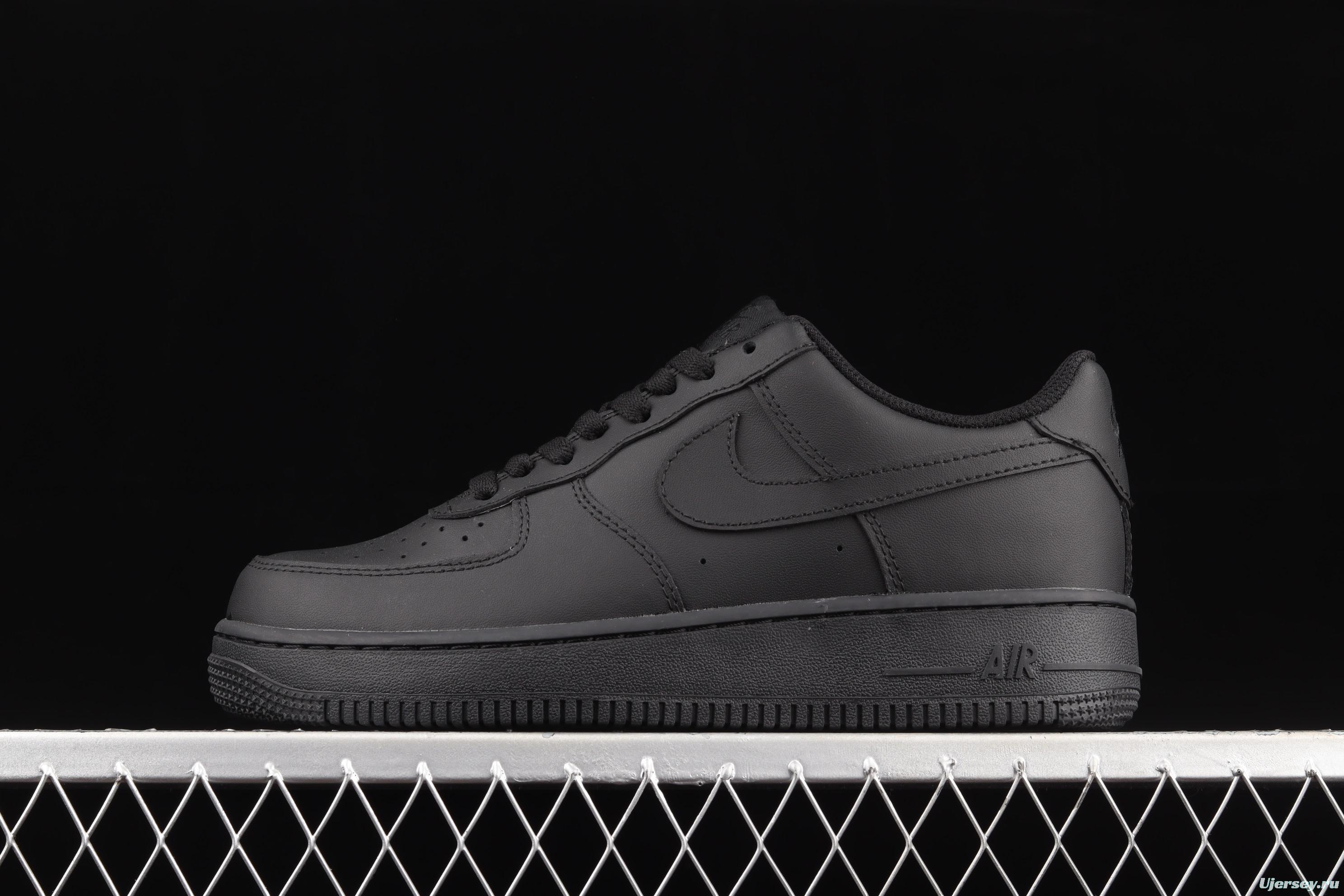 NIKE Air Force 1' 07 Low low-top all-black casual board shoes CW2288-001