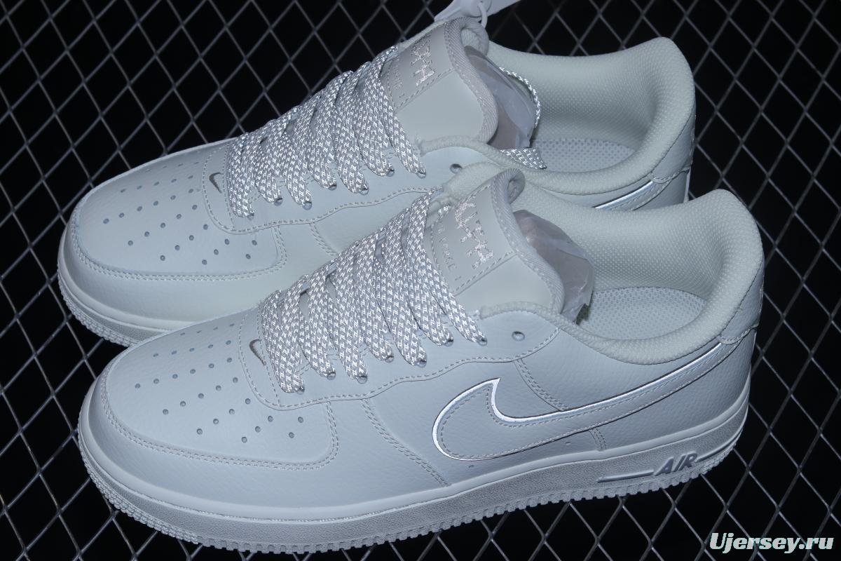 Kith x NIKE Air Force 1'07 Low Rice Silver New York Limited Starry Low-Top Casual Sneakers NY2022-017