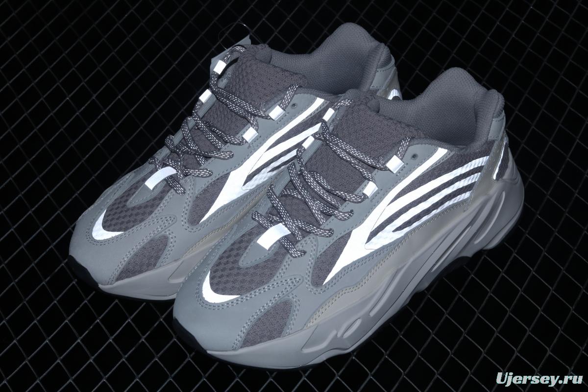 Adidas Yeezy Boost 700Static EF2829 Kanye coconut 700gray coconut 3M reflective running shoes BASF popcorn