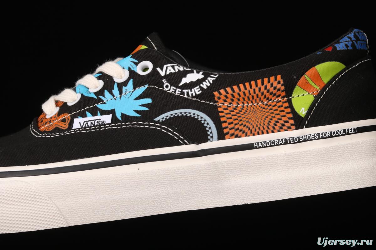 Vans Era Handcrafted Shoes For Cool Feet Anaheim handmade graffiti pictorial VN-0OZDGEX