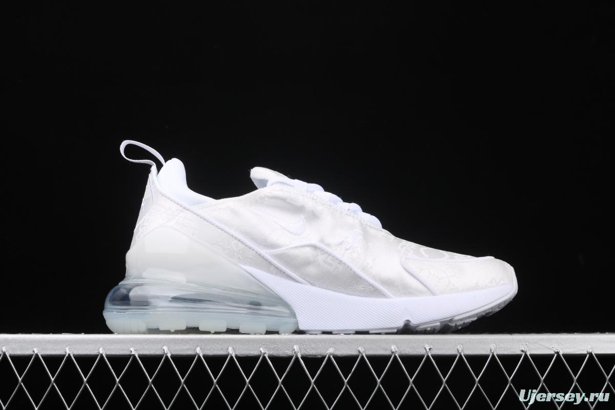 NIKE Max 270White silk half-palm air cushion running shoes AJ0499-100