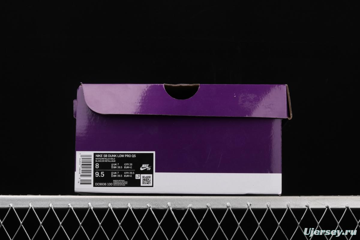 Sean Cliver x NIKE SB DUNK Low Pro QS artist's skateboard shoes DC9936-100 with lower top