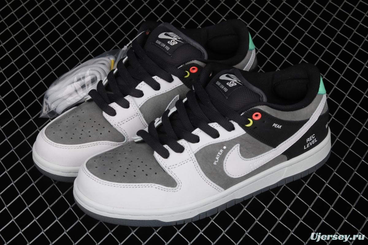 NIKE DUNK SB Low Pro ISO camera jointly named black and gray dunk series retro leisure sports skateboard shoes CV1659-001