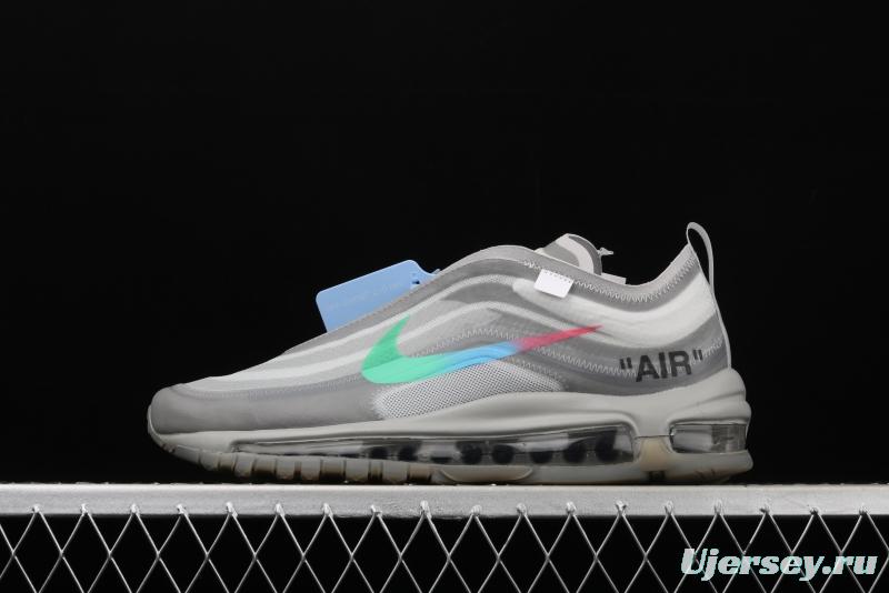 OFF-White x NIKE Air Max 97 OG OW bullet limited running shoes AJ4585-101