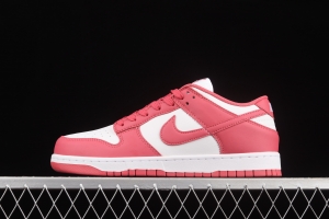 NIKE DUNK Low Raspberry Red raspberry red SB buckle rebound fashion casual board shoes DD1503-111,