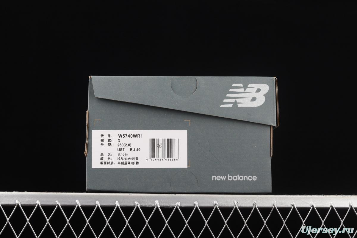 New Balance NB5740 series retro leisure jogging shoes W5740WR1