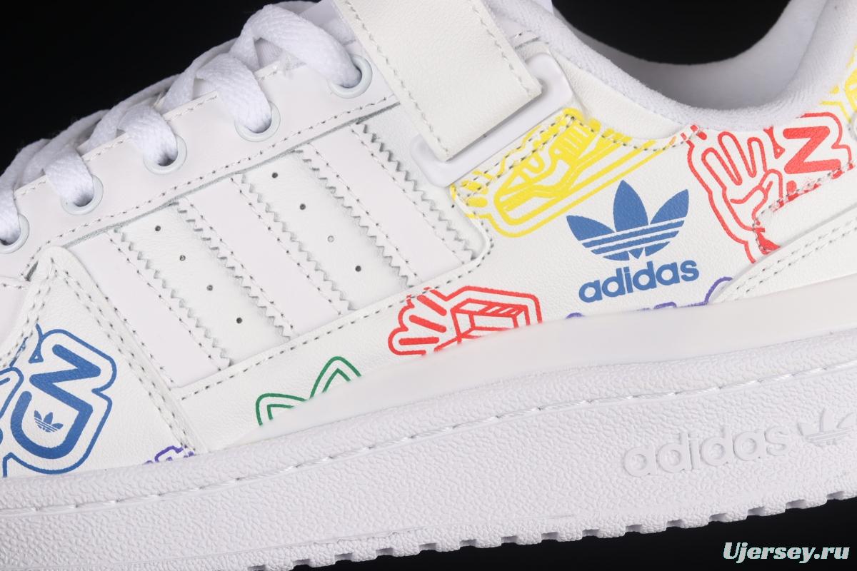 Adidas Forum 84 Low GW4922 popular single classic vintage basketball shoes