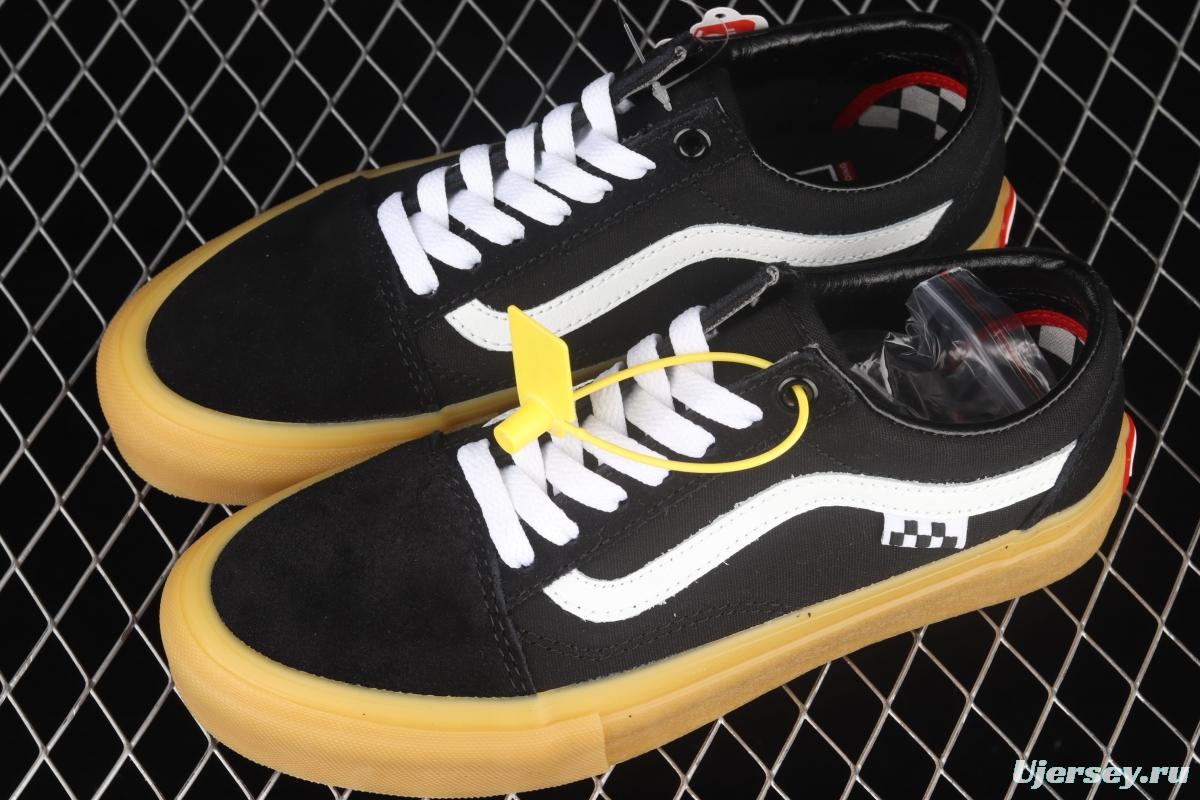 Vans Old Skool Pro classic low-top casual board shoes with raw rubber soles V1C020507200