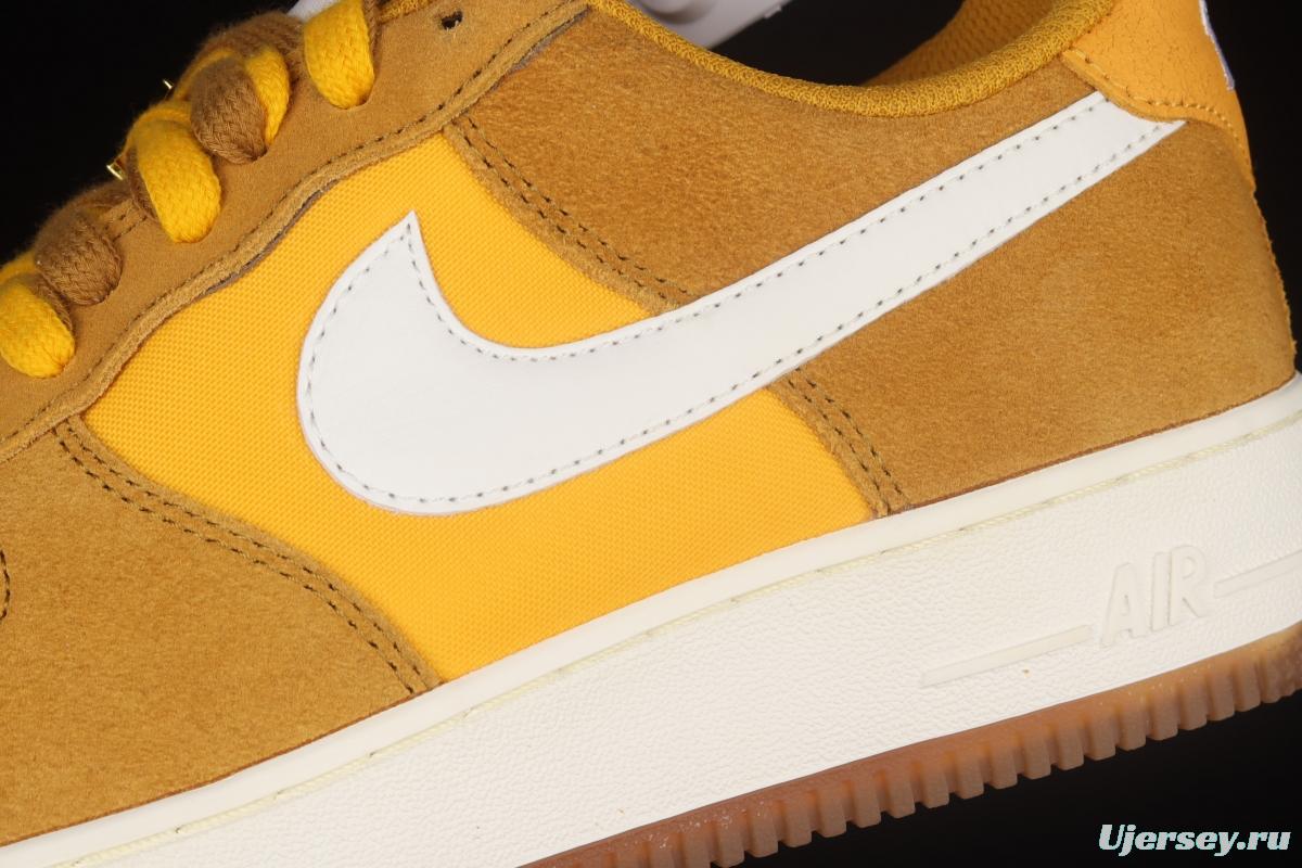 NIKE Air Force 1x07 Low sail leather spliced low-top casual board shoes DA8302-700
