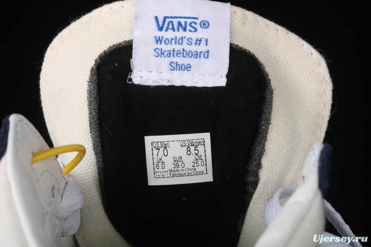 Vans Sk8-Hi Dx blue and white color high-top casual board shoes VN0A38GF4UJ