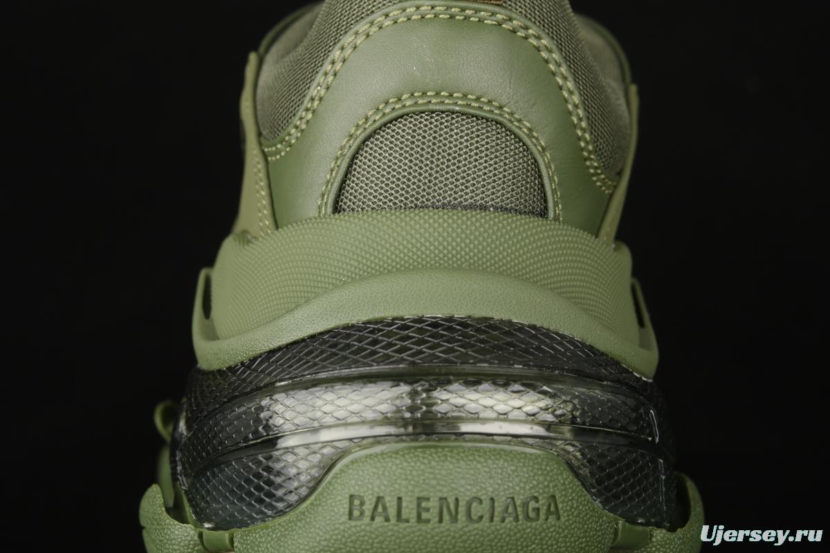 Balenciaga Triple S 3.0 full-combination nitrogen crystal outsole W2GA12325 for retro casual running shoes