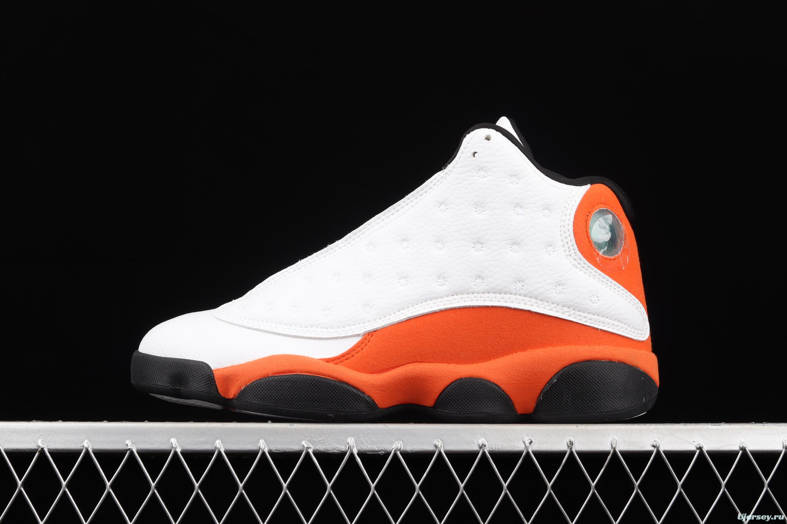 Air Jordan 13 Retro 3 White Orange 414571-108